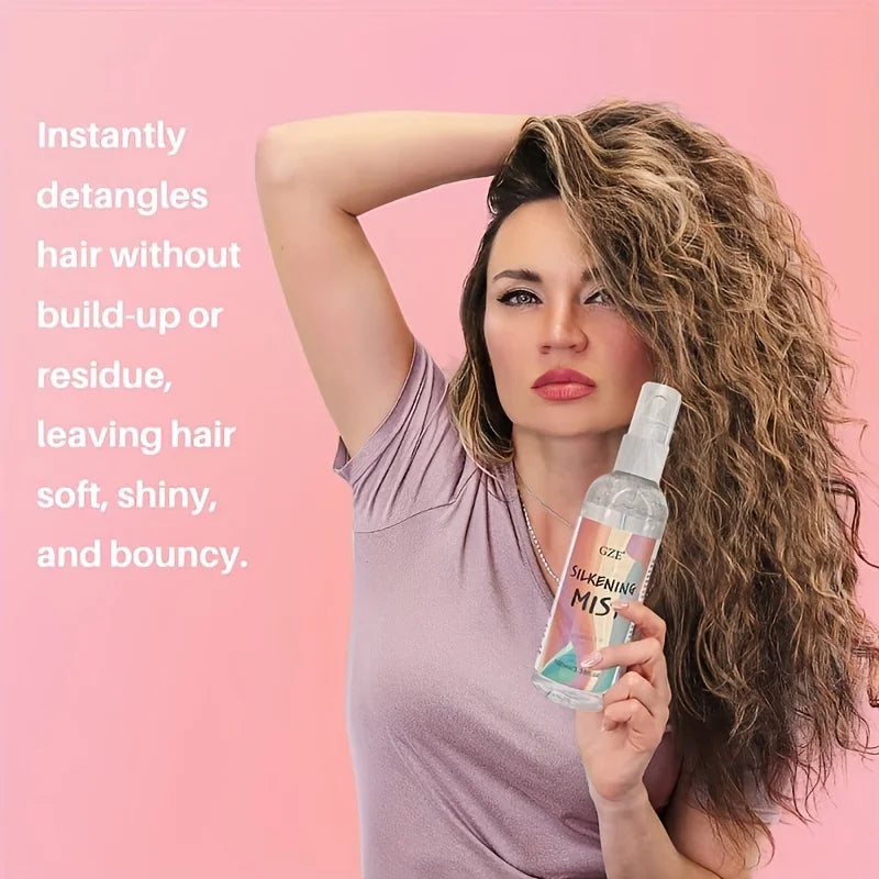 GZE Silk Therapy Hair Silkening Spray – Thermal Shield Hair Silkening Spray Qme