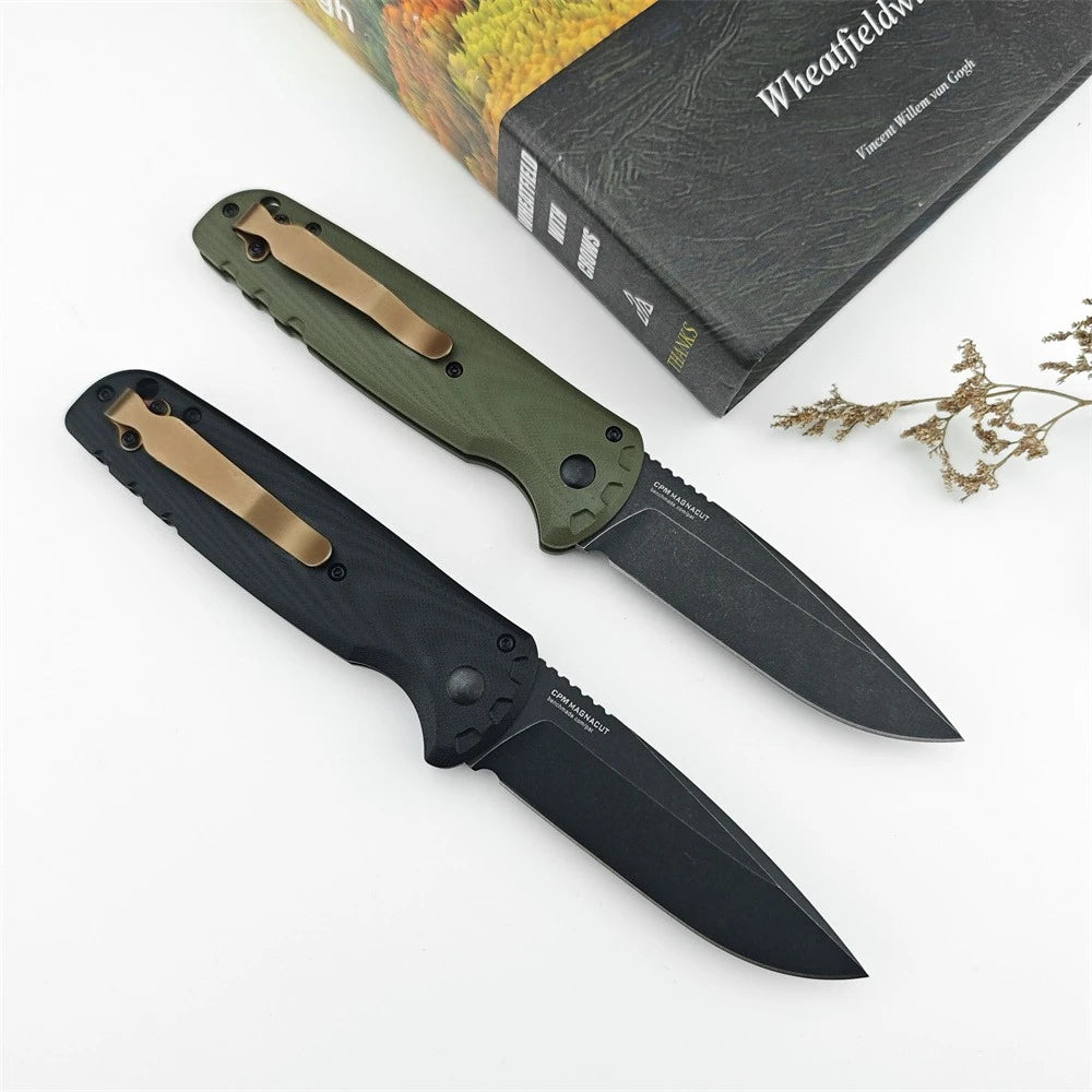 Tactical Folding Knife D2 Blade G10 Handle EDC Camping Outdoor Tactical Folding Knife Qst
