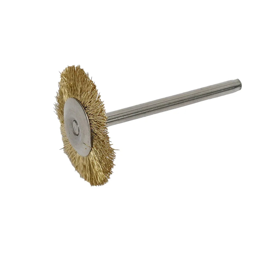 24pc Brass Wire Wheel Brush Set for Drill & Rotary Tools Rotary Tool Brush Set Qme