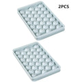 33-Cavity Ice Ball Mold Tray – Whiskey & Popsicle Maker Ice Ball Mold Tray Qme 2PCS Blue