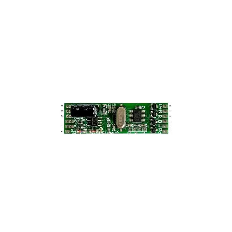 4CH DMX512 Decoder Board DC 12-24V LED Driver Wall Washer DMX LED Decoder Qme