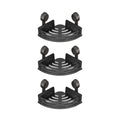 No-Drill Suction Cup Corner Shower Shelf – Bathroom Organizer Corner Shower Shelf Qme C One Size
