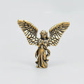 Brass Angel Cupid Ornament – Guardian Wings Desktop Decor Decorative Figurine Qme 1pc