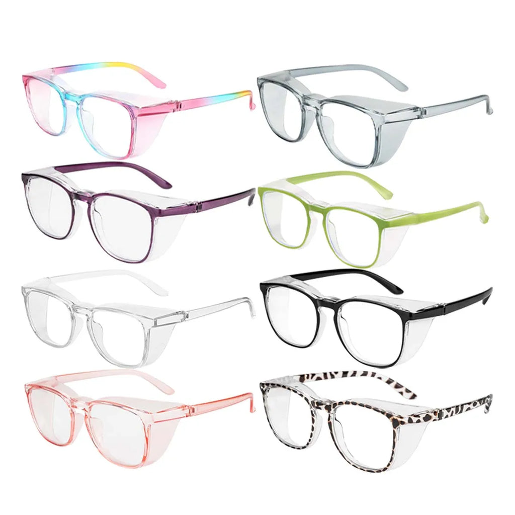 8-Pack Safety Goggles – Anti-Fog, UV & Blue Light Protection Protective Safety Goggles Qst 8PCS