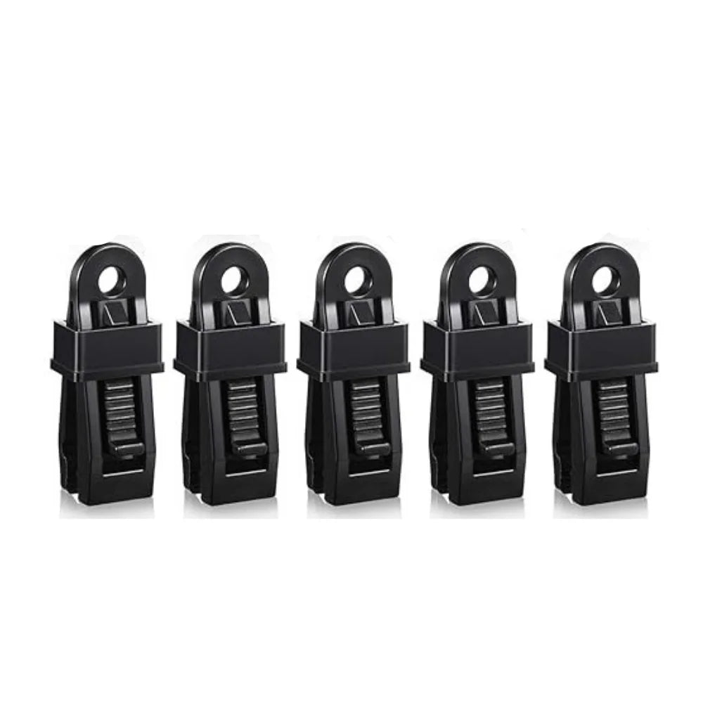 Windproof Tent Fixing Clips – Canopy & Tarpaulin Clamps Tent Fixing Clips Qme 5pcs