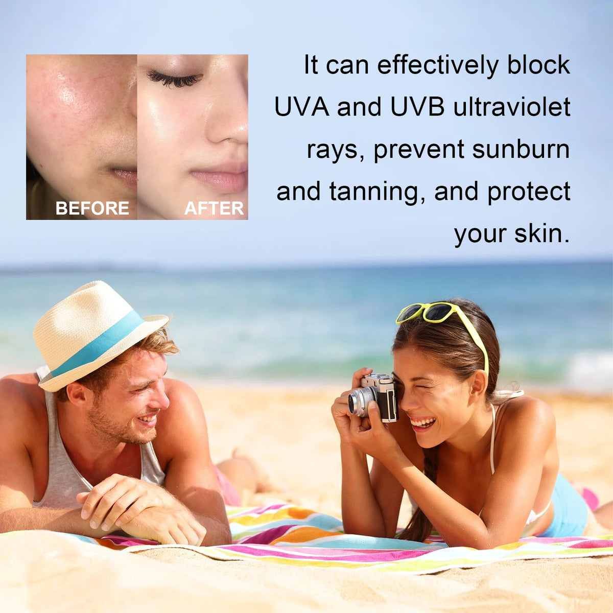 Facial Sunscreen Lotion – UV Protection, Moisturizing & Anti-Wrinkle Facial Sunscreen Lotion Qst