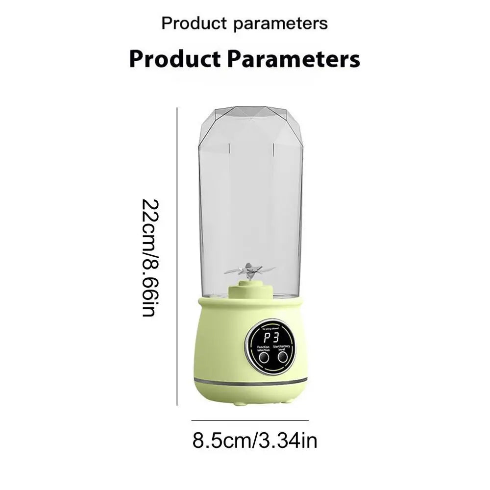 Cordless Portable Blender 550ml – Leakproof Travel Shake Maker Portable Blender Qme China Mainland Green