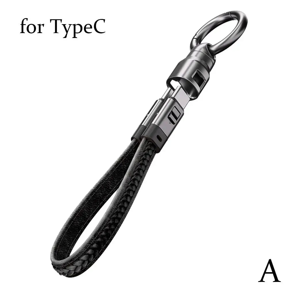 PD240W USB4 Keychain Cable 40Gbps USB-C Fast Charging USB4 Keychain Cable Qme A