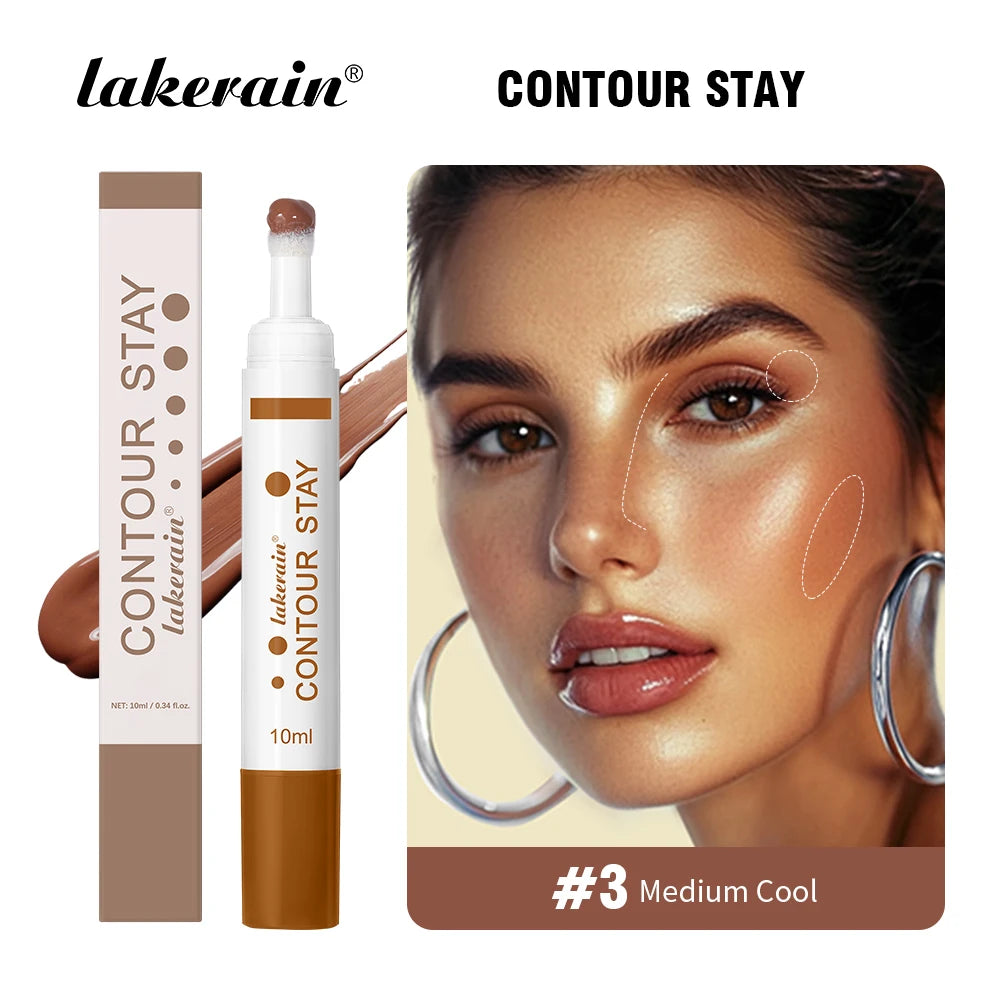 Lakerain Liquid Contour Pen – 3D Sponge Tip Contour Stick Liquid Contour Pen Qst 03