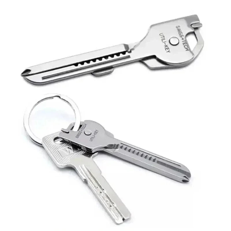 Swiss Tech Utili-Key 6-in-1 Multifunction Keychain Tool Multifunction Keychain Tool Qme