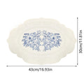 Silicone Floral Carved Placemat | Retro Pattern Dining Mat Silicone Placemat Qme A2 1pc