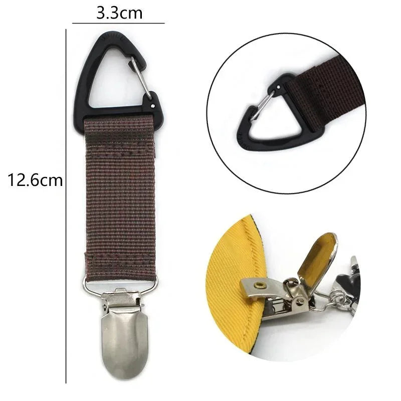 Magnetic Hat Clip Holder for Backpack, Luggage & Travel Hat Clip Holder Qme