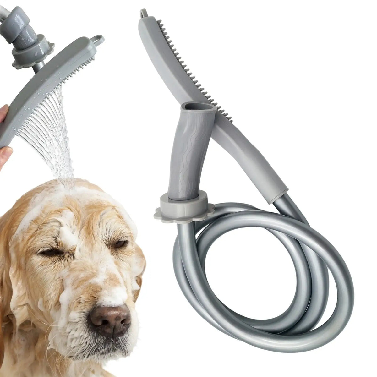 Portable Dog Shower Attachment with Hose – Indoor & Outdoor Dog Shower Sprayer Qme China Mainland