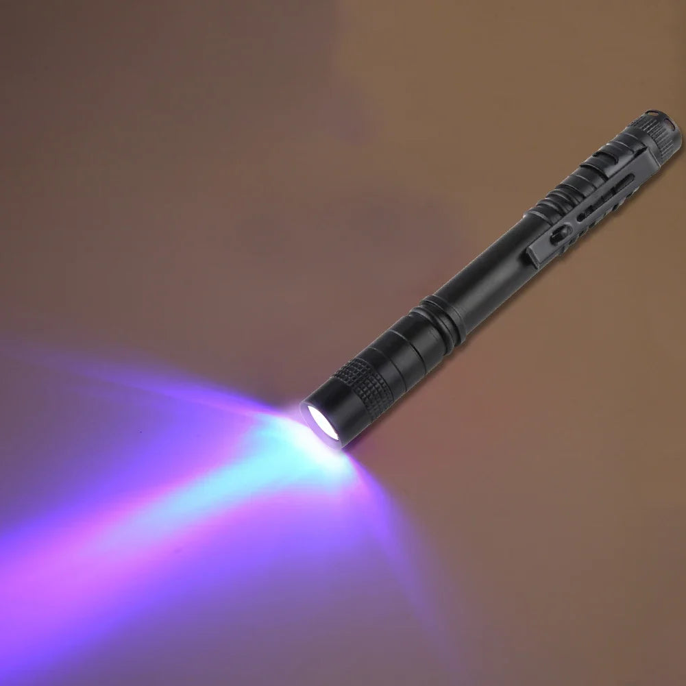 LED UV Flashlight – Pet Stain & Counterfeit Detector Torch UV Blacklight Flashlight Qme