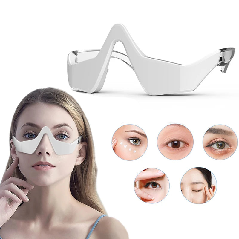 Vilnason EMS Eye Massager – Red Light & Micro-Current Device Eye Massager Qst