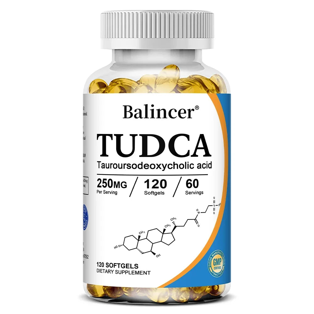 TUDCA Capsules – Liver & Gallbladder Wellness Support | Balincer Wellness Supplement Qst 120 count-1 bottle