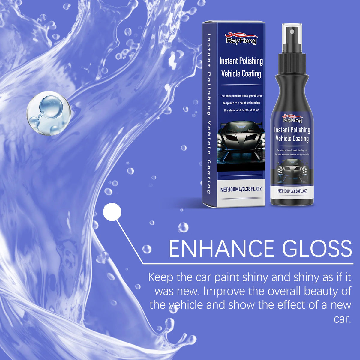 Rayhong Nano Car Coating – UV Protection & Scratch Resistant Car Nano Coating Qst