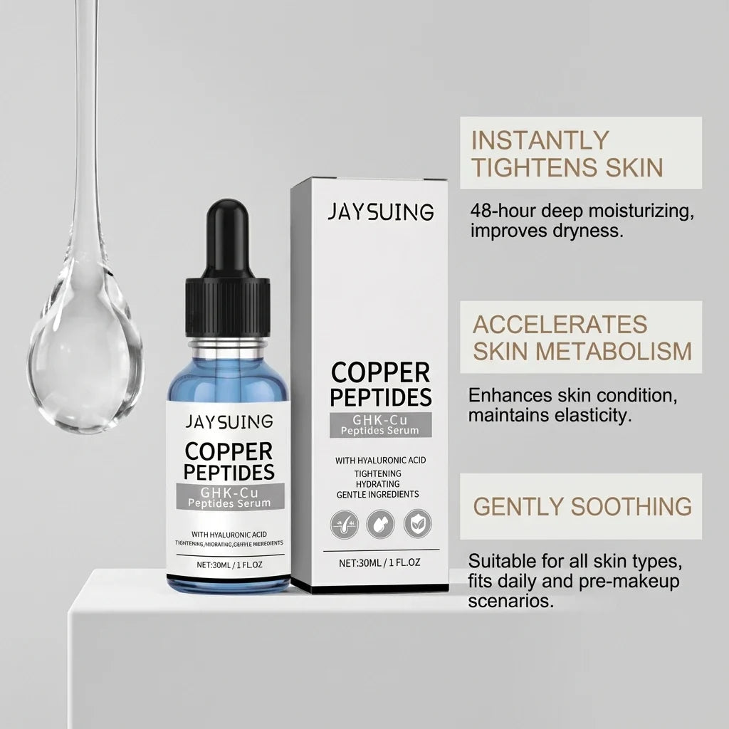 Copper Peptide Face Serum – Hydrating & Firming | Qme Copper Peptide Serum Qme