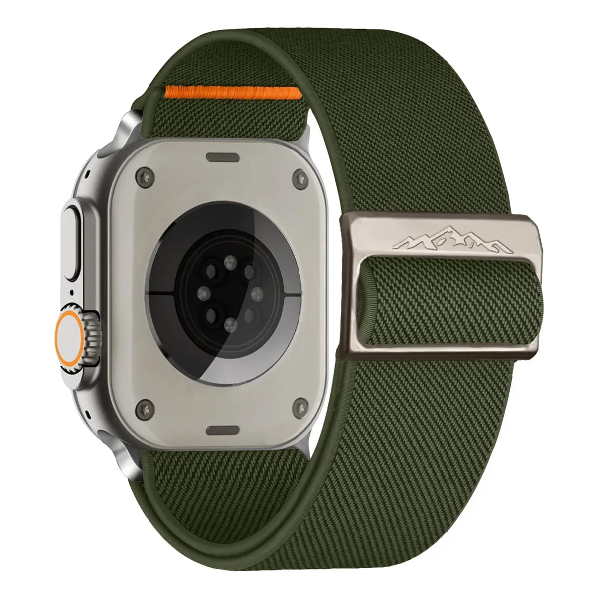 Nylon Apple Watch Band – Series 9 8 7 SE Ultra 2 | 16 Colors Watch Band Qme army green 42mm 44mm 45mm 49mm