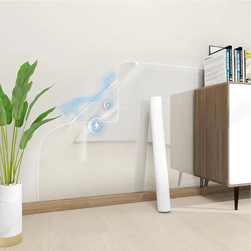 Transparent Wall Protection Film – Waterproof Oil-Proof PVC Cling Wall Protection Film Qme