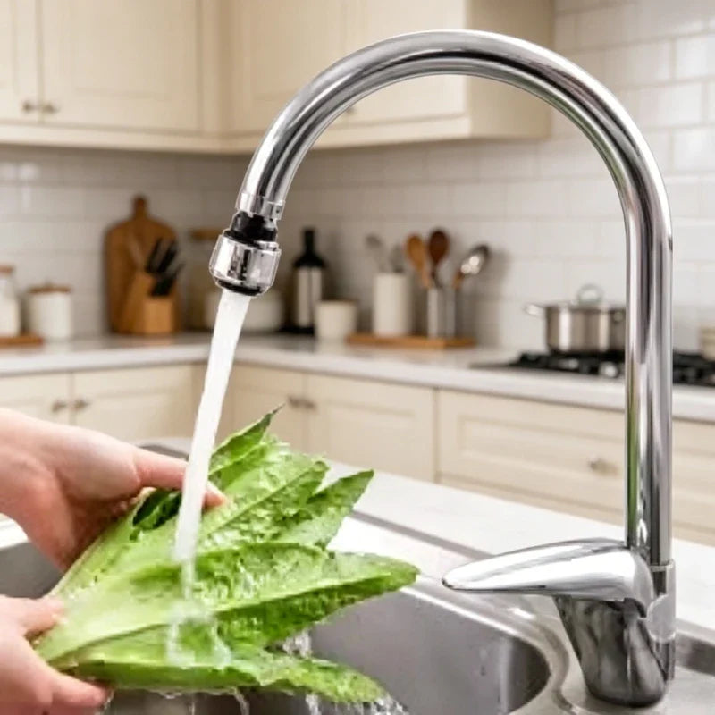 360° Rotating Faucet Sprayer Head | Water-Saving Tap Aerator Faucet Sprayer Head Qme