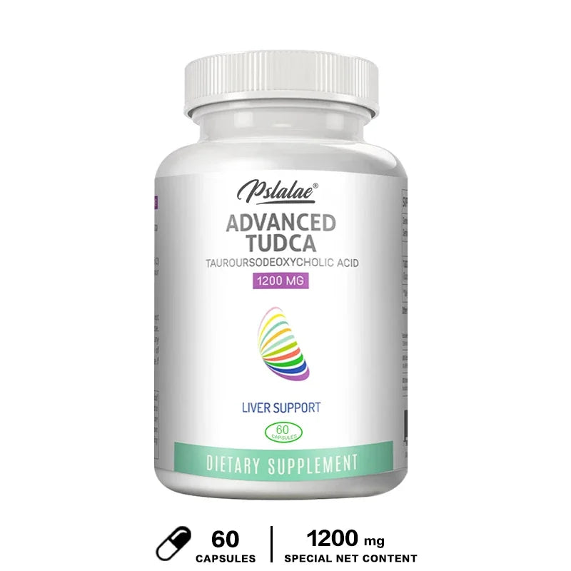 TUDCA Liver Support Capsules 1200mg – Non-GMO, GMP Liver Support Supplement Qst 60 Capsules
