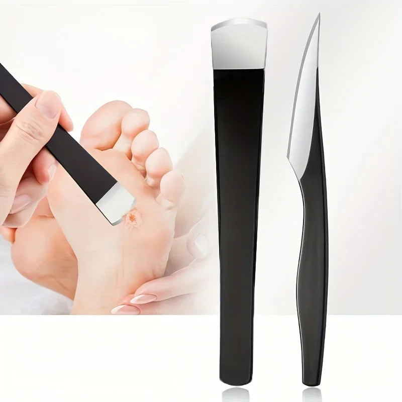 Stainless Steel Foot Care Exfoliating Scraper & Nail Kit Foot Care Kit Qme