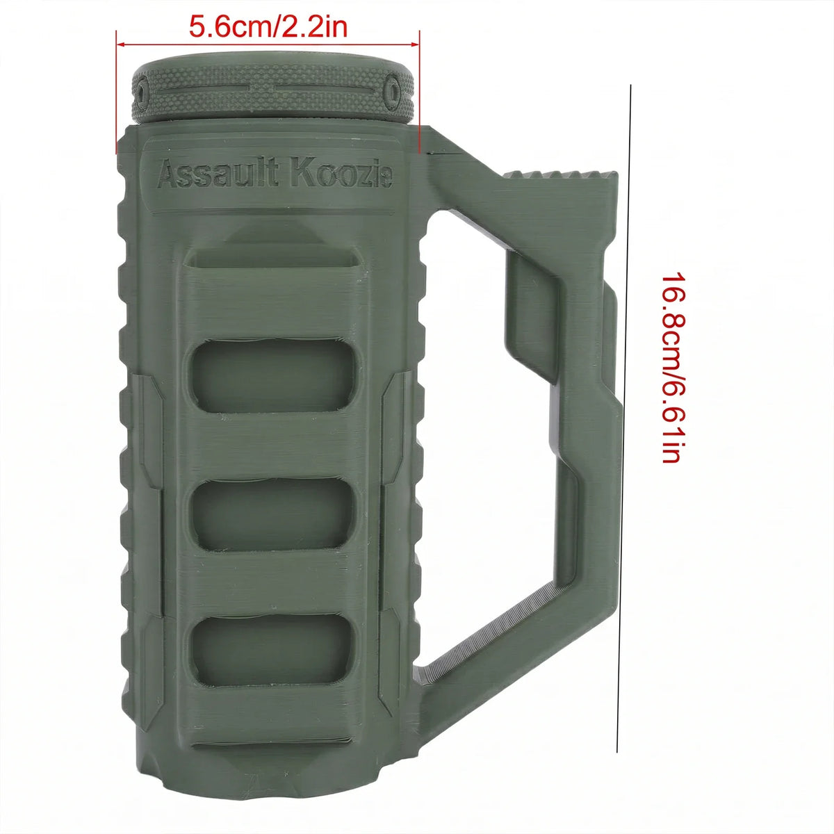 Tactical Non-Slip Can & Bottle Holder with Handle – 12oz Can & Bottle Holder Qme for 12OZ Slim Can B