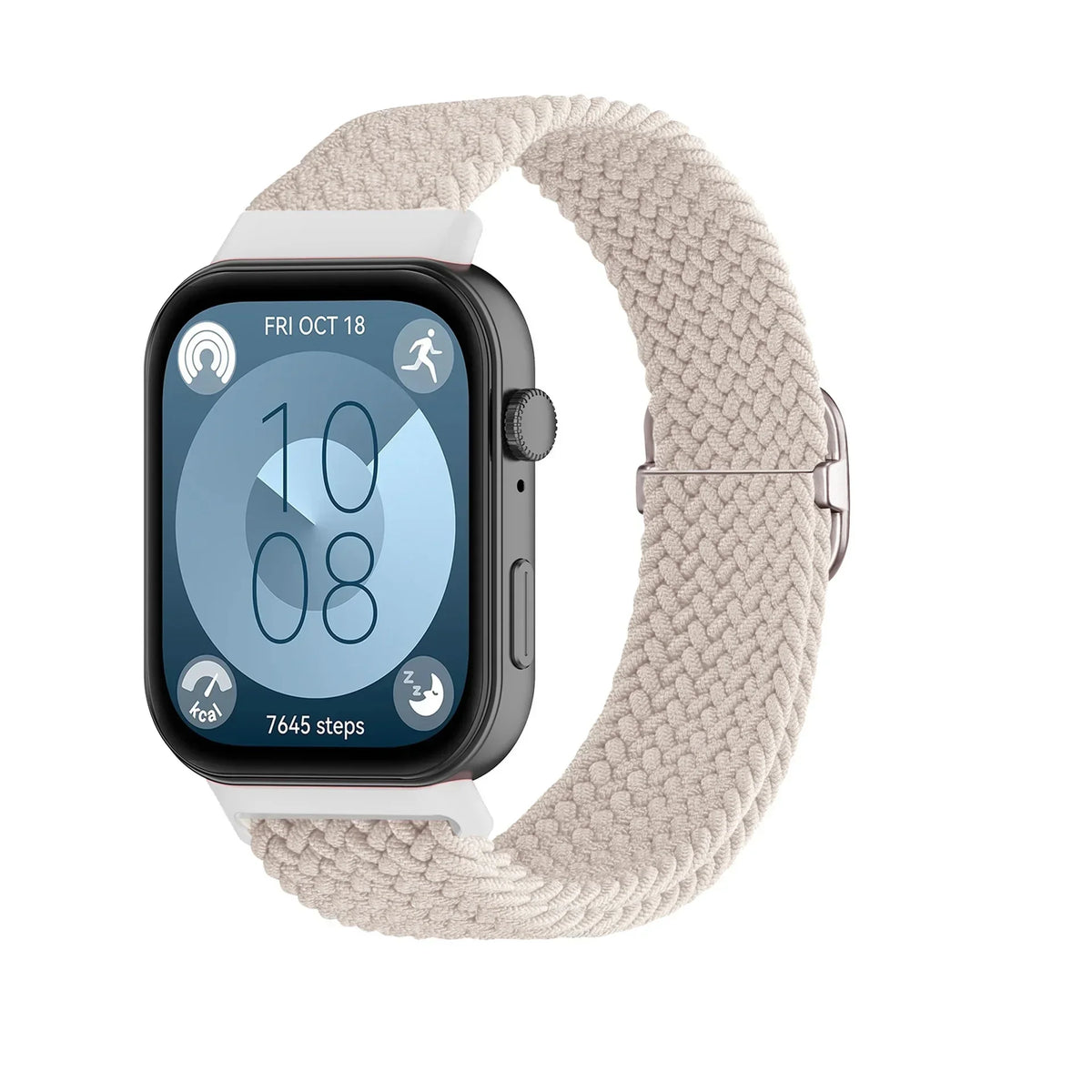 Adjustable Nylon Woven Watch Strap with Metal Buckle Watch Strap Qme