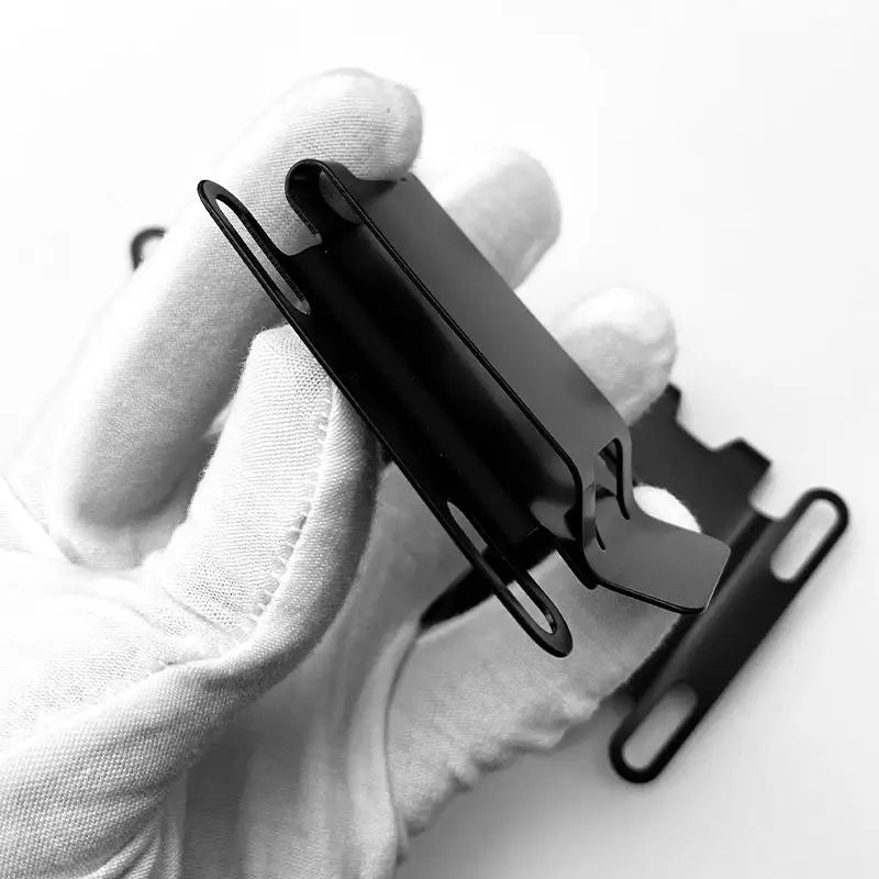 Stainless Steel KYDEX Belt Clip – Universal Knife Sheath Waist Clip Knife Sheath Clip Qst