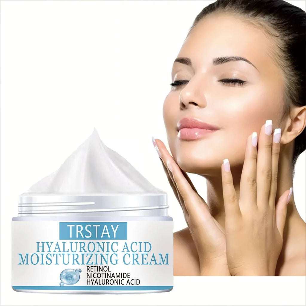 TRSTAY Hyaluronic Acid Cream – Retinol & Nicotinamide Face Moisturizing Cream Qst
