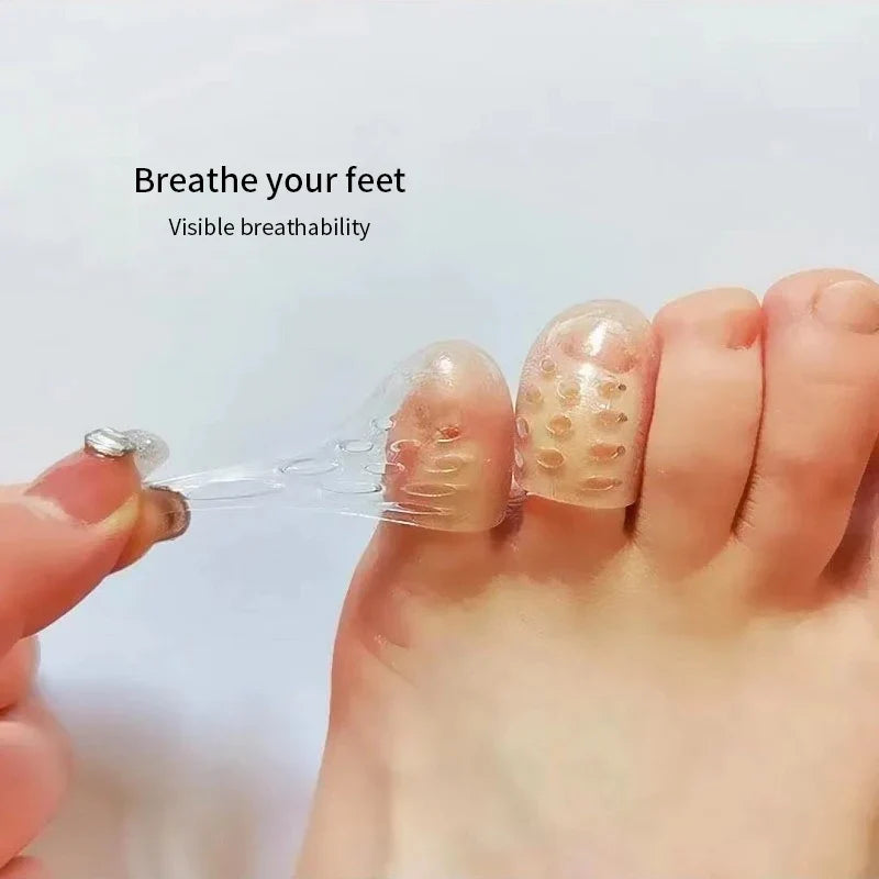 Silicone Toe Caps – Breathable Anti-Friction Toe Protectors Toe Protectors Qme