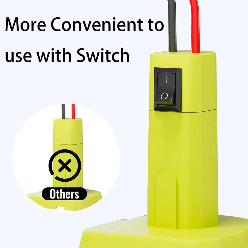 Ryobi 18V Battery Jump Starter Adapter & Booster Cables Jump Starter Adapter Qme