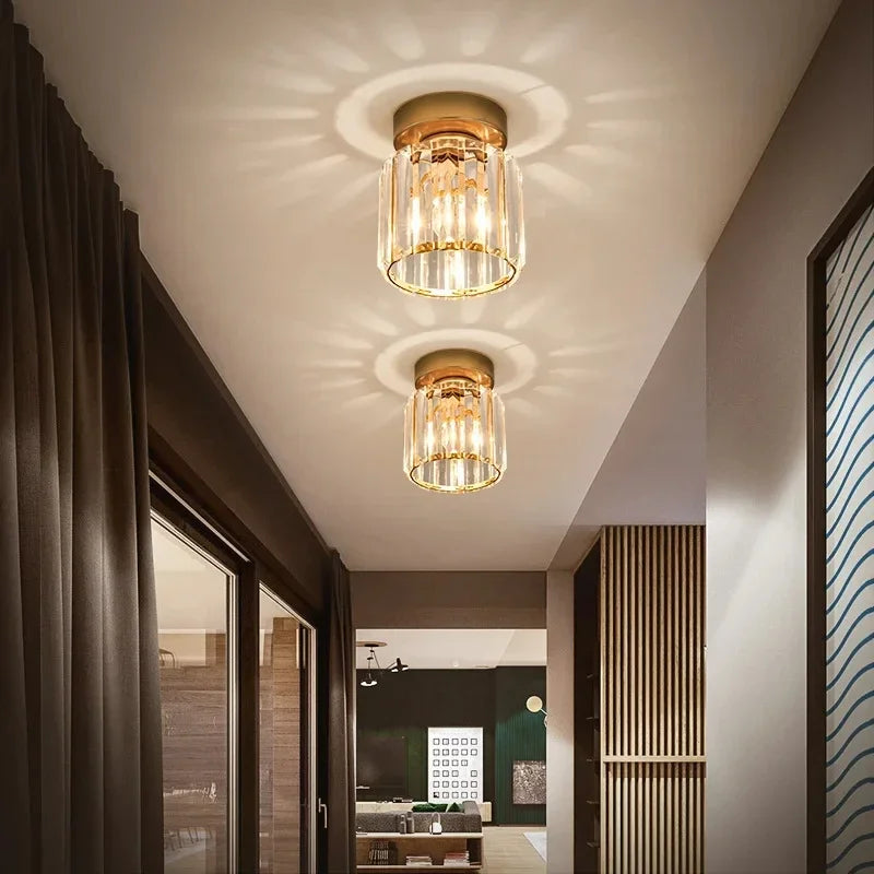 Modern LED Pendant Ceiling Light | Metal & Glass | E27 | 4 Colors Pendant Ceiling Light Qme