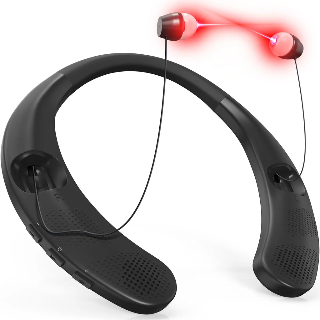 650nm Red Light Ear Therapy Device – 3 Levels & 3 Ear Tips Red Light Therapy Device Qst 1 set