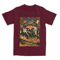Senshi Dungeon Meshi Anime T-Shirt | 100% Cotton Graphic Tee Anime Graphic Tee Qst Burgundy M