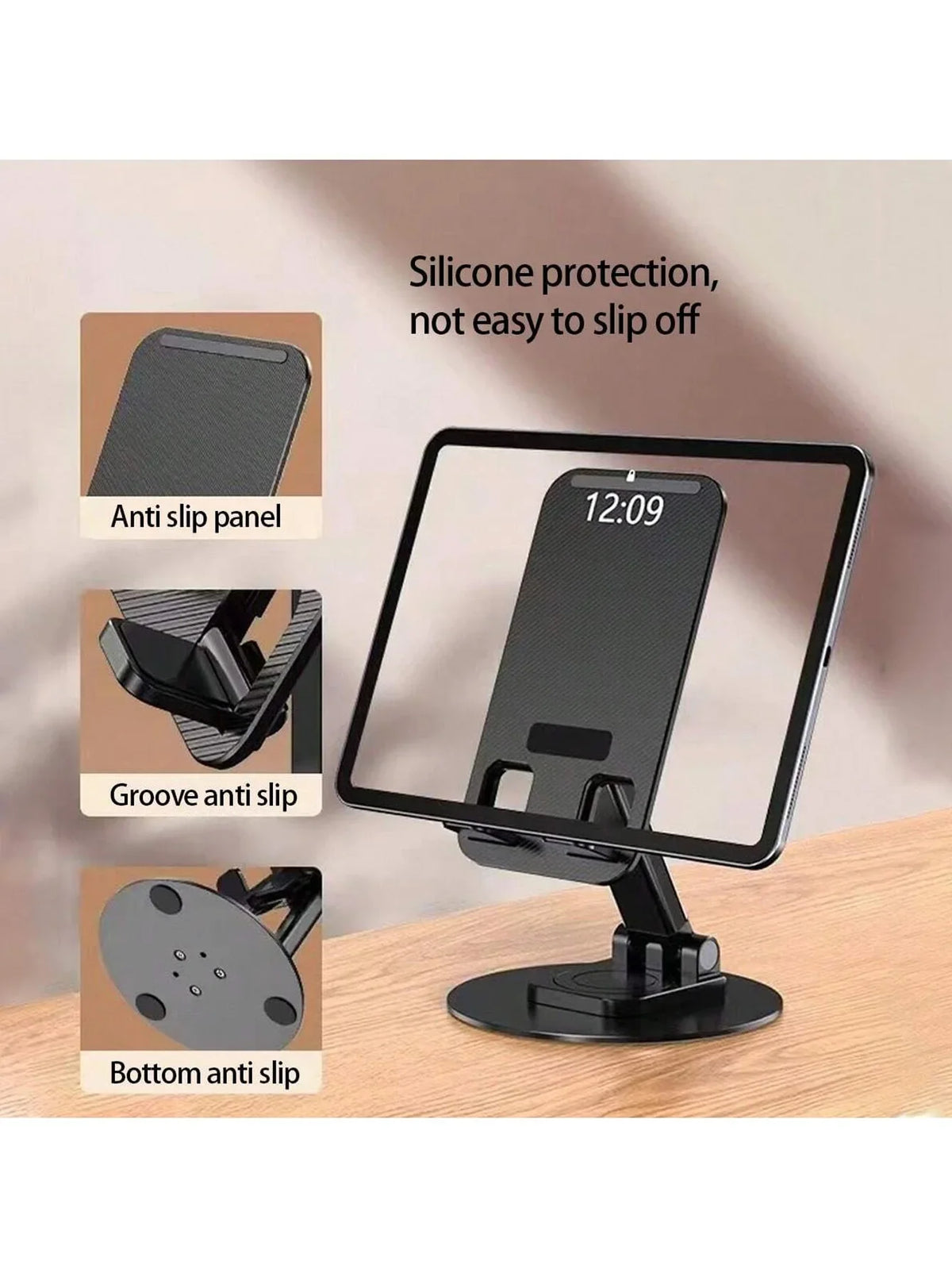 360° Rotating Foldable Phone Stand – Adjustable Lazy Holder Phone Stand Qme