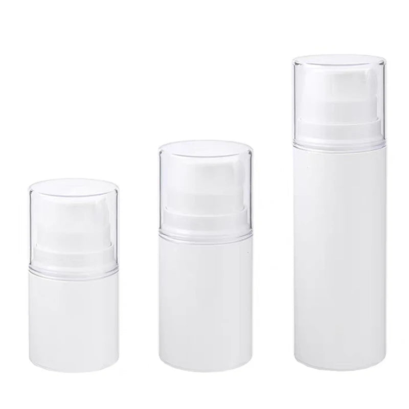 Refillable Airless Pump Bottle – Travel Cosmetic Dispenser 30/50/100ml Cosmetic Travel Dispenser Qst