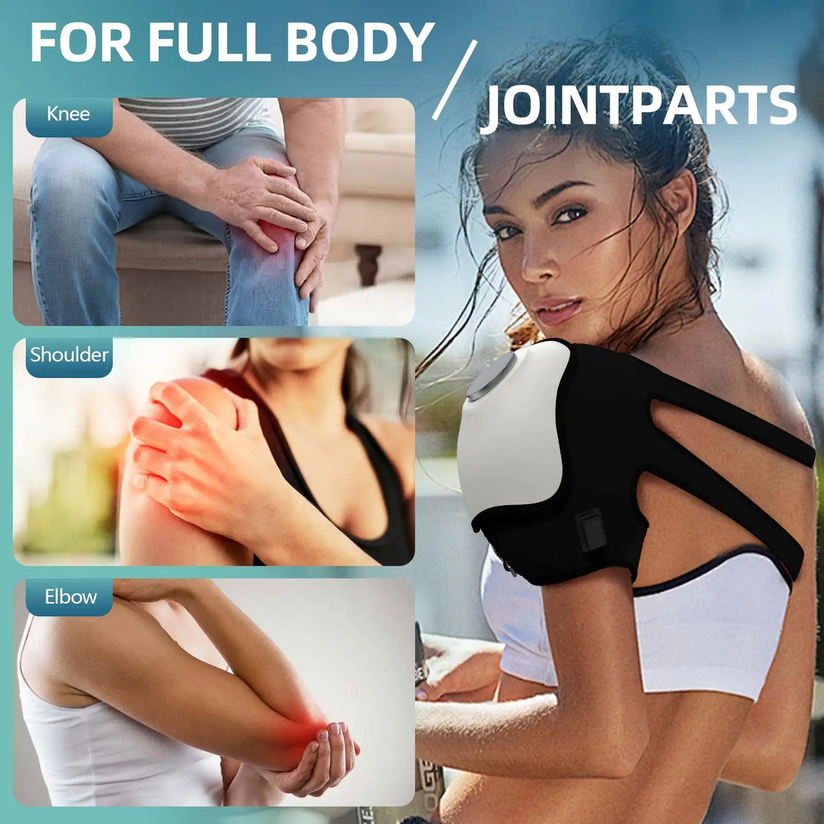 4-in-1 Smart Joint Massager – Red Light, Airbag & Vibration Joint Massager Qst