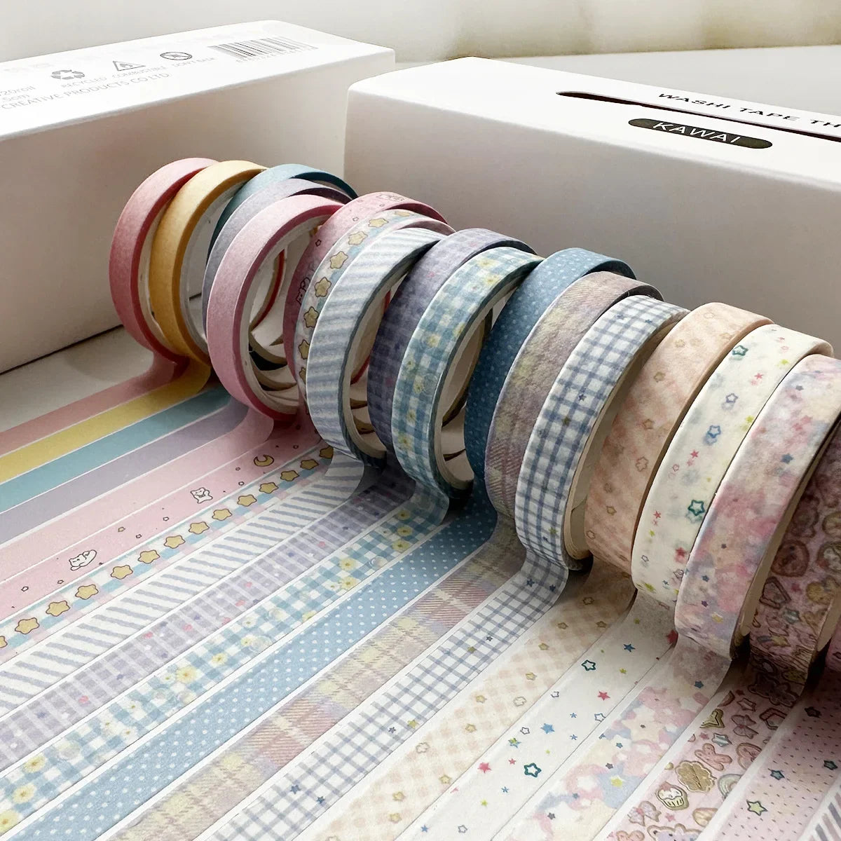 20-Roll Vintage Forest Plant & Fruit Washi Tape DIY Set Washi Tape Set Qme