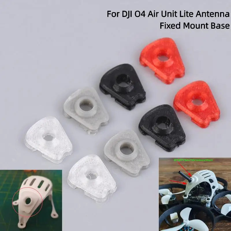O4 Air Unit Lite Antenna Fixed Mount Base – 3D Printed Bracket Drone Antenna Mount Qme
