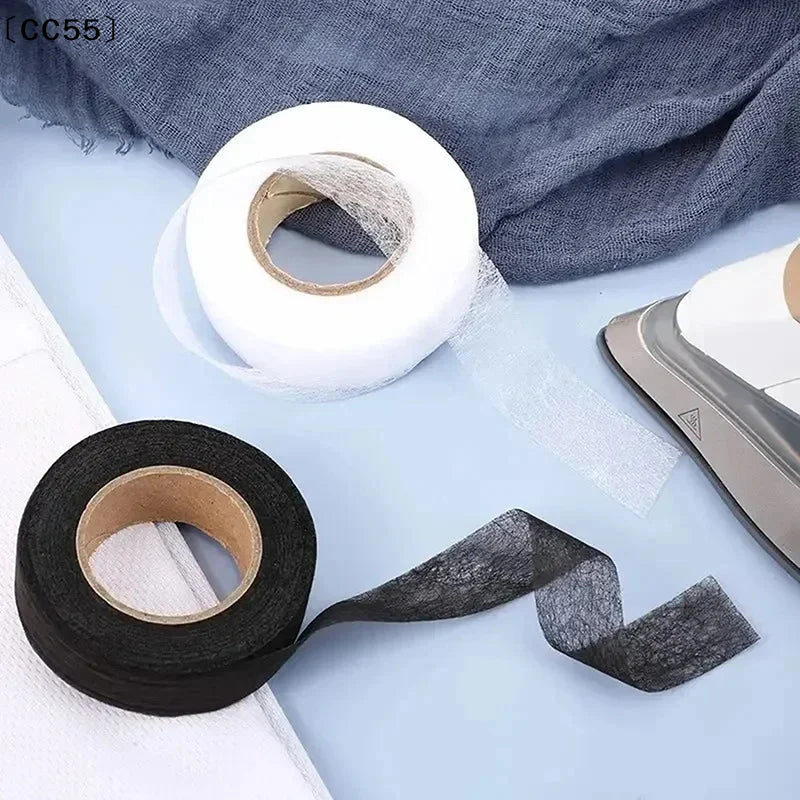 Iron-On Hem Tape – Double-Sided Adhesive Interlining for Sewing Iron-On Hem Tape Qst