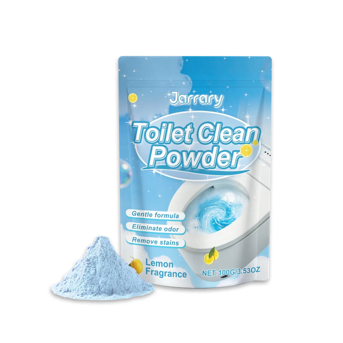Toilet Cleaning Powder – Gentle Stain & Scale Remover | Qme Toilet Bowl Cleaner Qme 100g Boxed