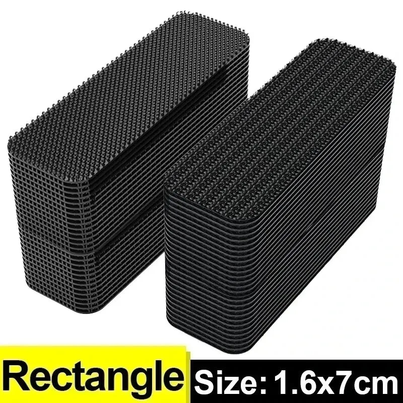 100-Pack Double-Sided Carpet Fixing Patches – Car & Home Mats Carpet Fixing Patches Qme 5pair 10PCs Rectangle