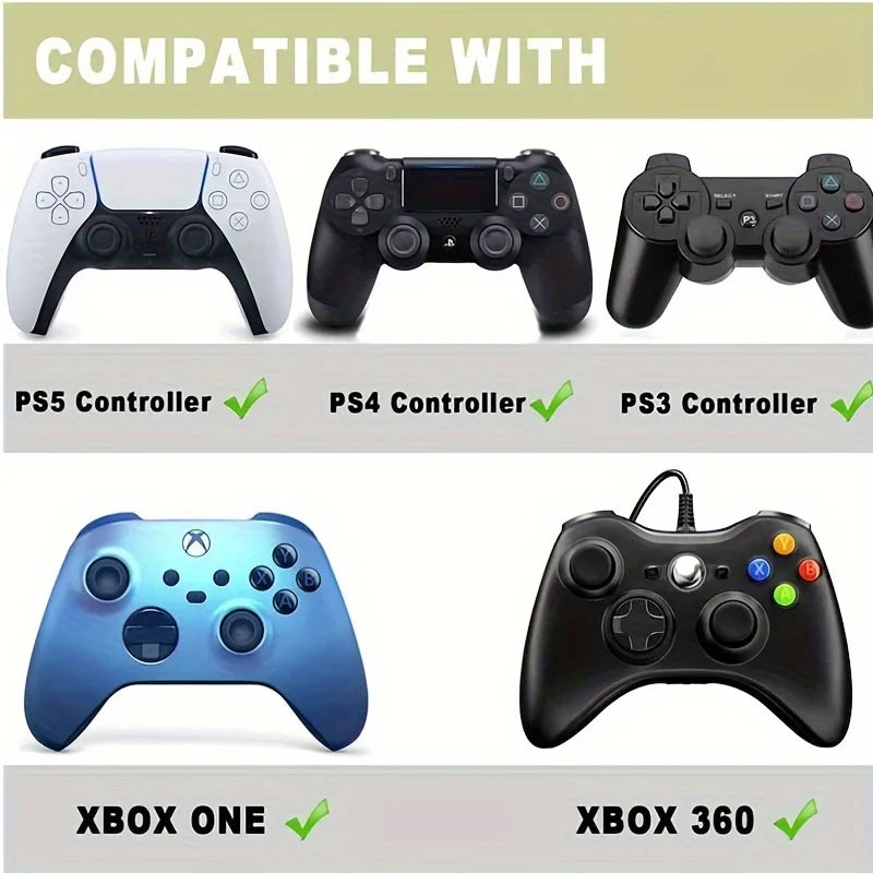 Silicone Thumb Stick Grip Caps for PS5, PS4 & Xbox Controller Grip Caps Qme