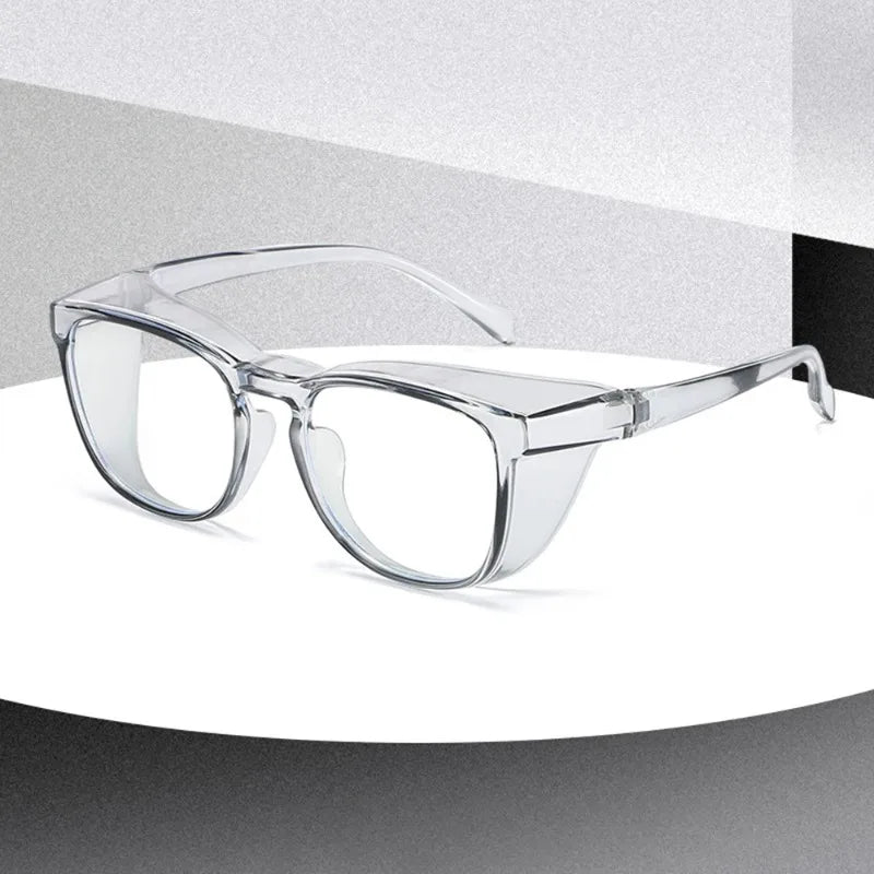 Oversized Blue Light Blocking Glasses Transparent Jelly Frame Blue Light Glasses Qme