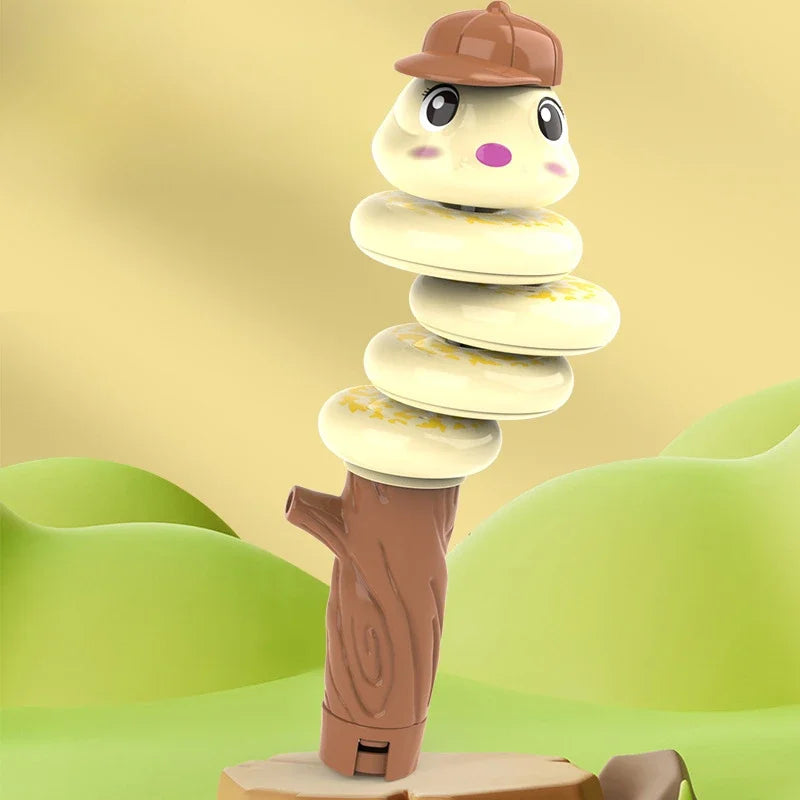 Whistling Snake Toy – Twisting Animal Noise Maker for Toddlers Novelty Noise Maker Toy Qme yellow whistle