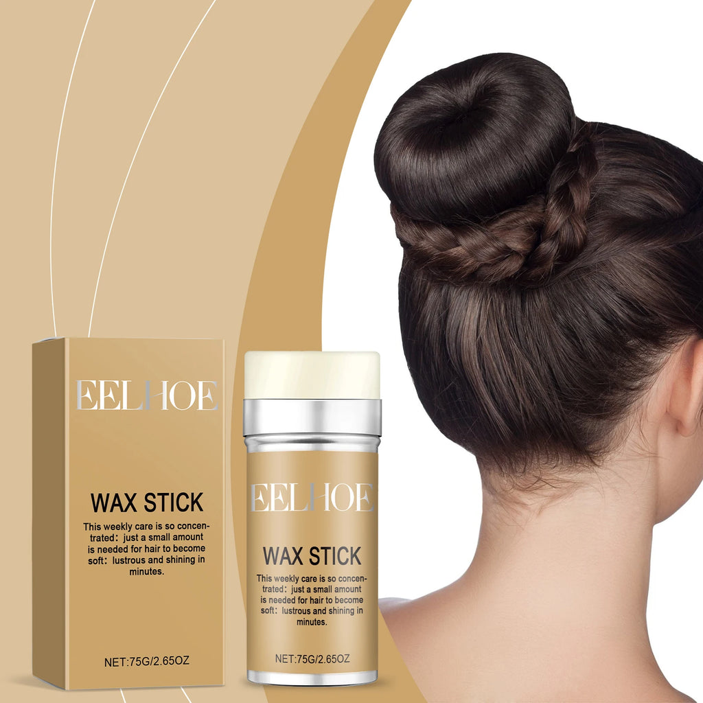 EELHOE Hair Wax Stick – Edge Control & Frizz Taming, 75g Hair Wax Stick Qst