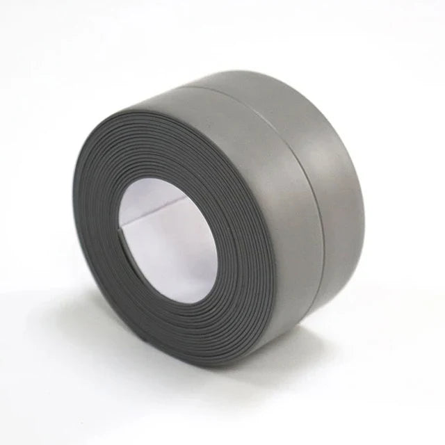 Waterproof Tile Sealing Tape | Kitchen & Bathroom Caulk Strip Tile Sealing Tape Qme Grey 3.2MX 2.2CM