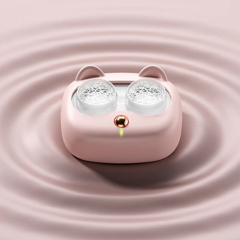 Ultrasonic Contact Lens Cleaner – Portable Cleaning Case Lens Cleaning Device Qst